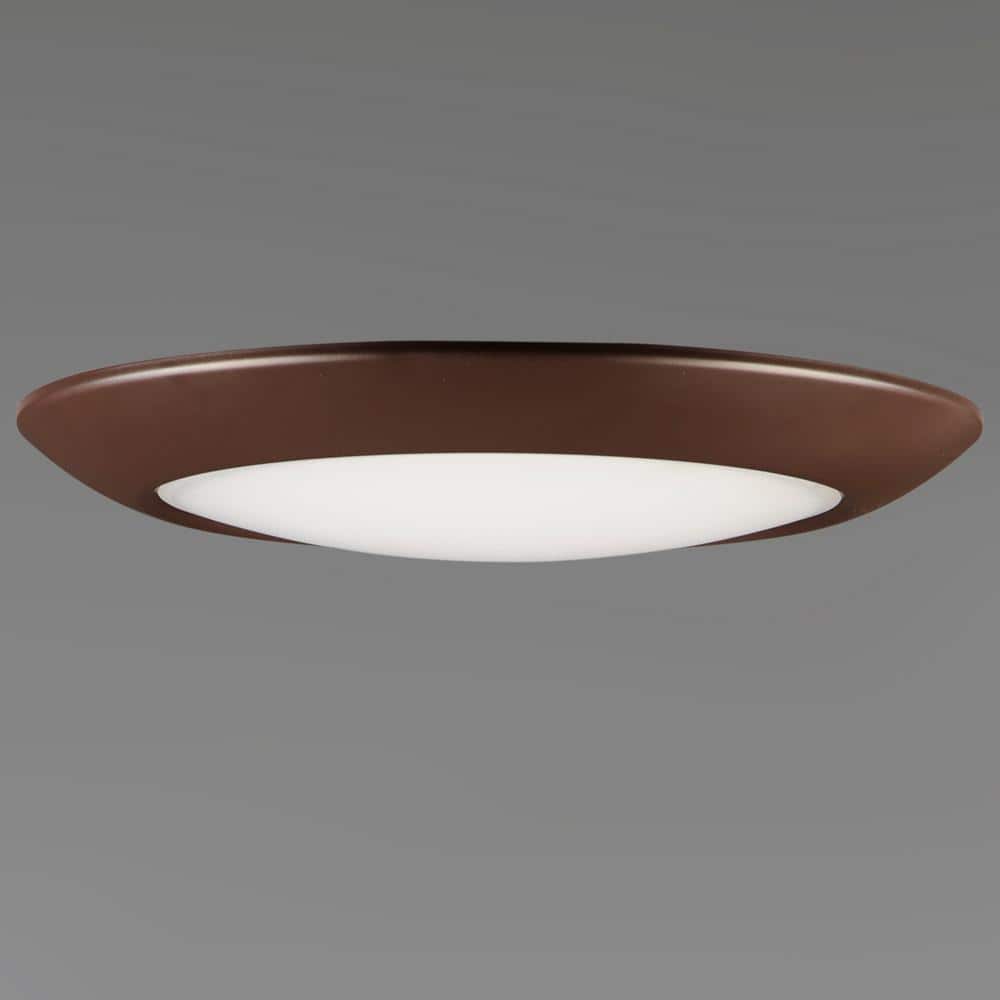 Diverse 13" Bronze Aluminum LED Indoor/Outdoor Flush Mount
