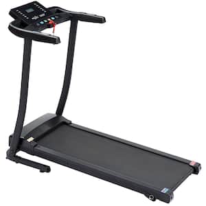 2.5 HP Low Noise Folding Heavy-duty Steel Treadmill with Bluetooth, Heart Rate, Incline Adjustment, Device Holder