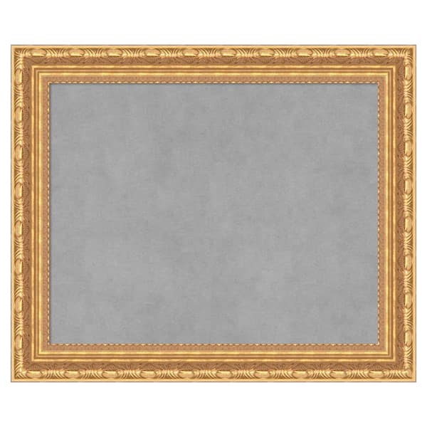 Amanti Art Versailles Gold 24 in. x 20 in. Framed Magnetic Board