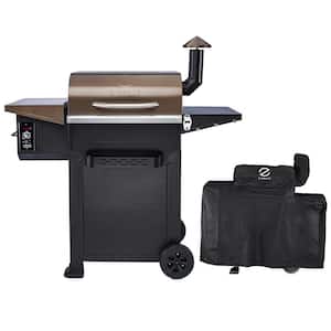 572 sq. in. Pellet Grill and Smoker in Bronze