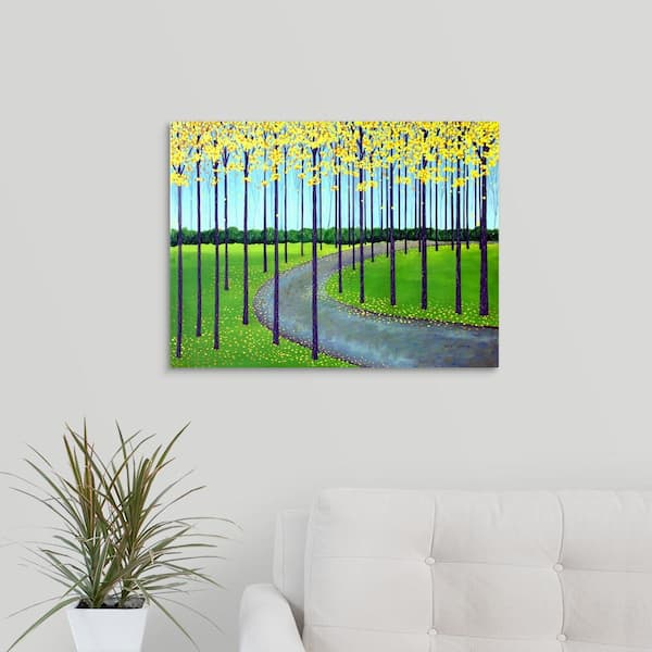 GreatBigCanvas "In The Park" by Herb Dickinson Canvas Wall Art