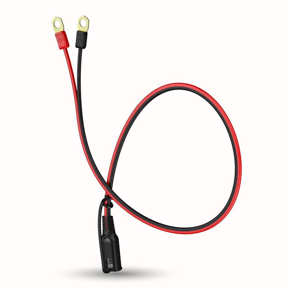 Schumacher Electric M8 Eyelet to Quick-Connect Cable, Ring Leads