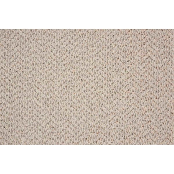 Natural Harmony Crescendo Natural Custom Area Rug with Pad