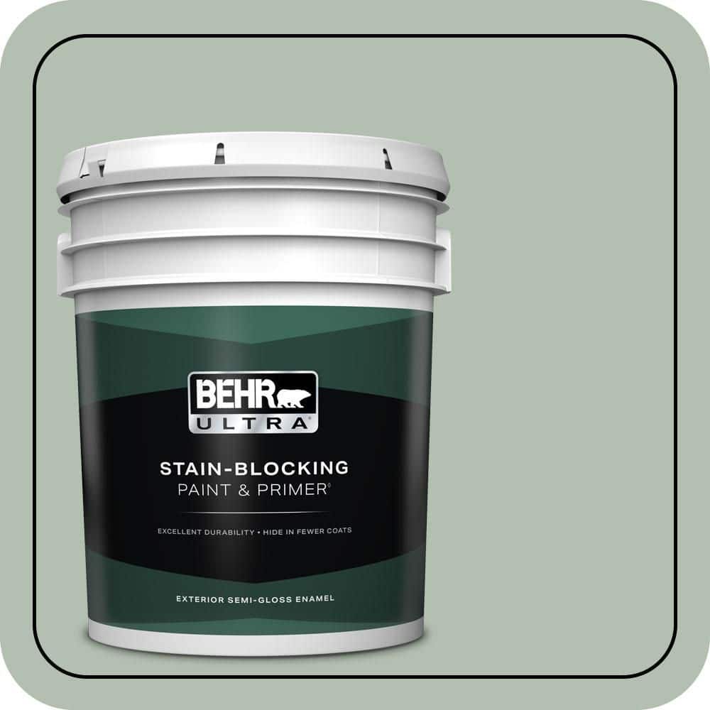 5 gal. #N400-3 Flagstaff Green Semi-Gloss Enamel Exterior Paint & Primer price history on PriceWatchPro