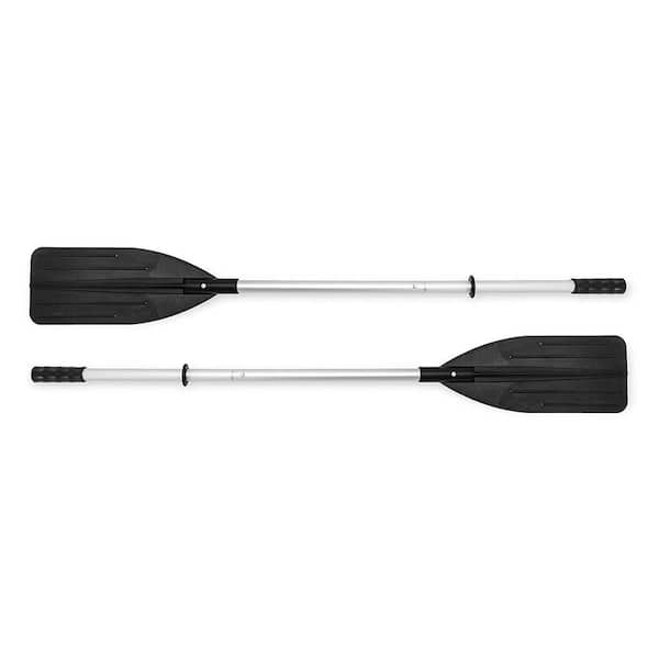 69625E 54 in. Paddle 2-Piece Dual Purpose Inflatable Boat Oars, Pair
