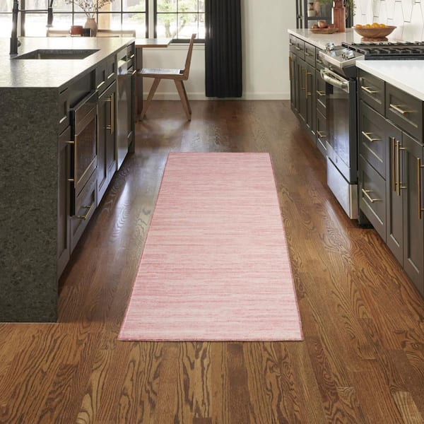 5 ft. x 7 ft. Ivory, Rust Oriental Washable Area Rug
