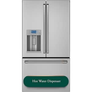 22.2 cu. ft. Smart French Door Refrigerator with Hot Water Dispenser in Stainless Steel, Counter Depth and ENERGY STAR