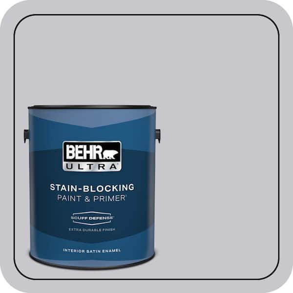 BEHR ULTRA 1 gal. #N550-2 Centre Stage Extra Durable Satin Enamel Interior Paint & Primer