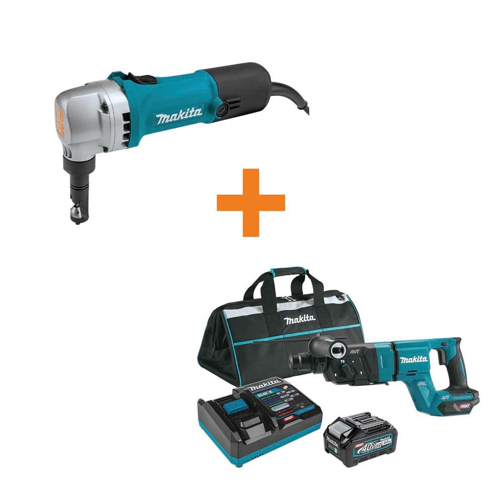 5 Amp 16-Gauge Nibbler with 40V max XGT Brushless 1-1/8 in. Rotary Hammer (D-Handle) Kit, AFT, AWS Capable (4.0Ah) price history on PriceWatchPro