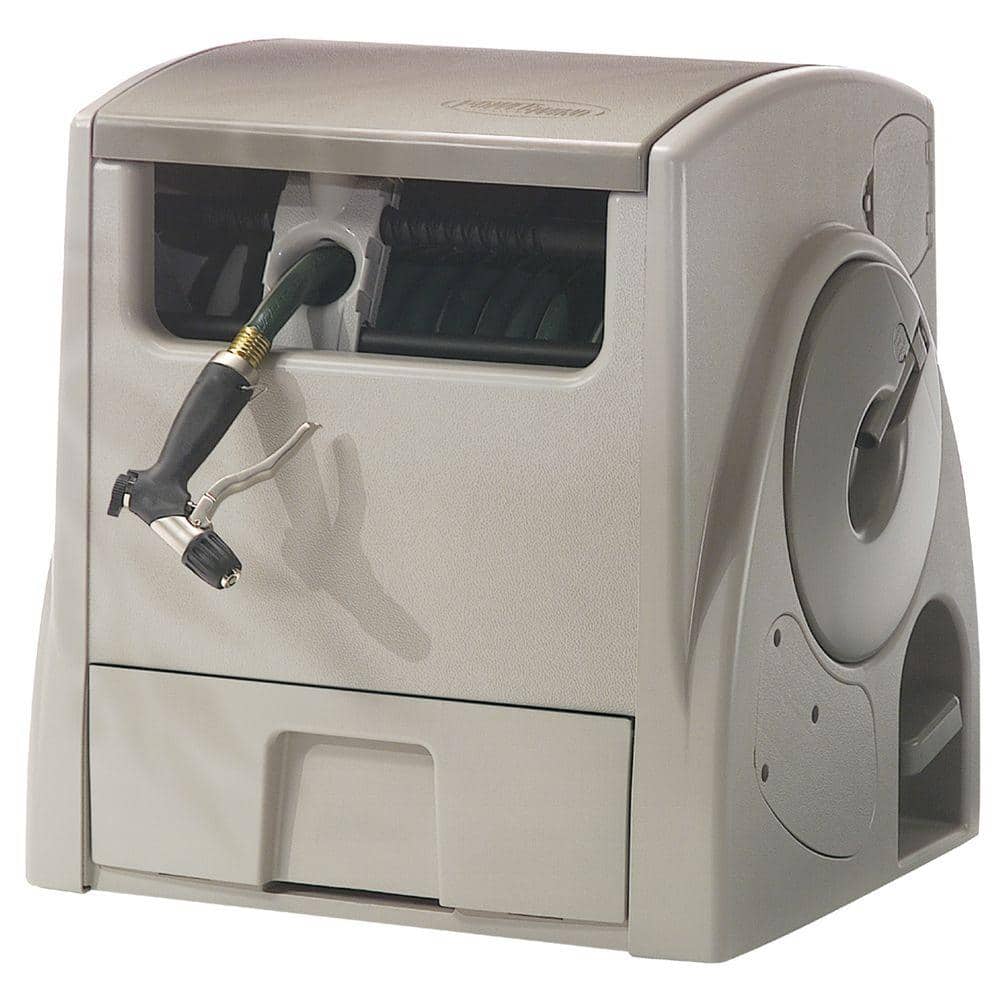 Hose Reel Self-Winding Pressure Power Washer, 4000 psi, Dual-Arm Retractable,  Grey : : Patio, Lawn & Garden