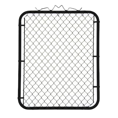 Black Chain Link Fencing Fencing The Home Depot Black Chain Link Fencing Fencing The Home Depot