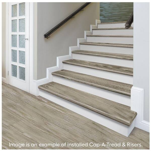 Matching Stair Tread + Riser - Lucida Surfaces