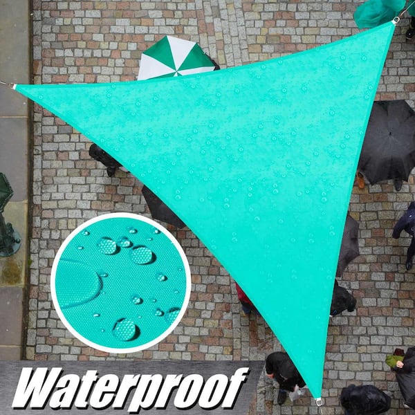 220 GSM Waterproof Triangle Sun Shade Sail Screen Canopy, Outdoor Patio and Pergola Cover