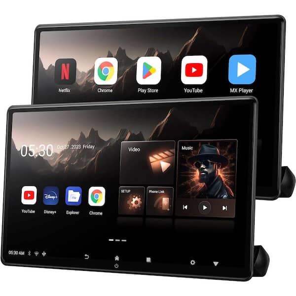 15.6 Inch Android Car Headrest Monitor with Touch Screen and Wireless Link