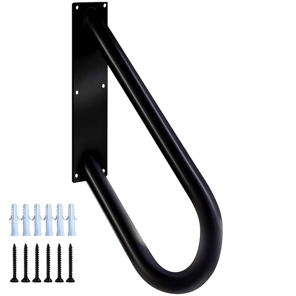 20 Wall Mount Non-Slip U Shape Handrails for Outdoor Steps Porch Railing for 1-3 Steps Garage Stairs Metal price history on PriceWatchPro