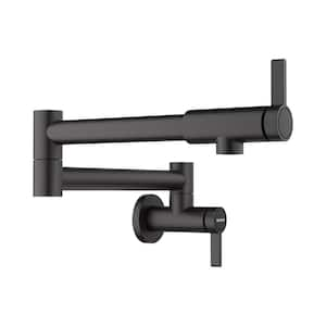 Culina II Wall Mounted Pot Filler in Matte Black