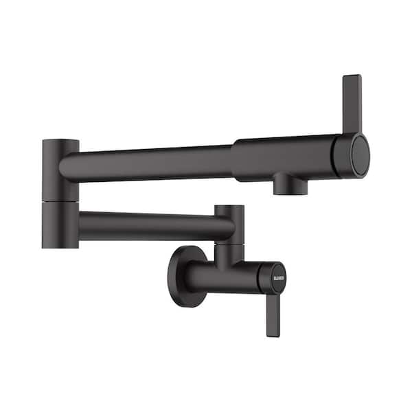 Blanco Culina II Wall Mounted Pot Filler in Matte Black