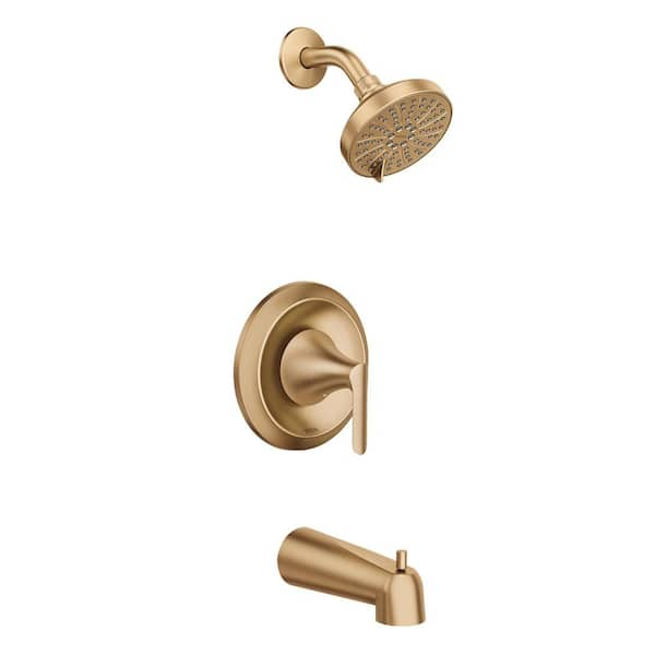 Findlay Single-Handle 6-Spray Tub and Shower Faucet in Bronzed Gold (Valve Included)