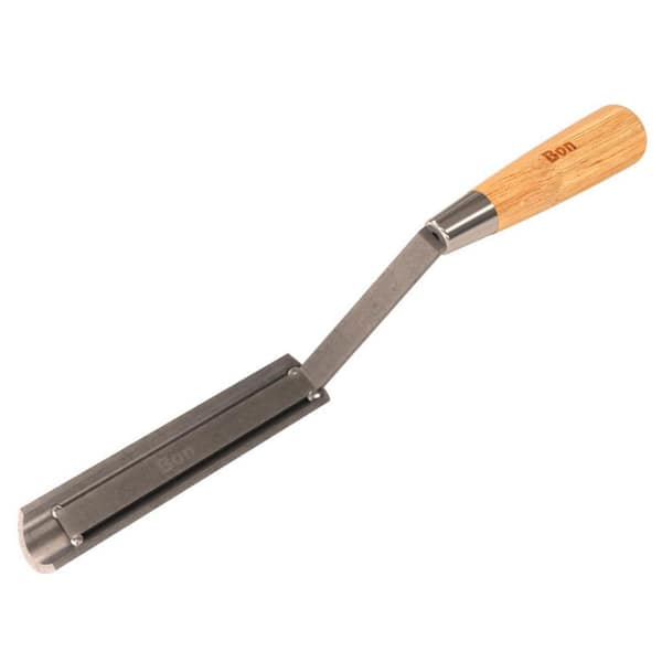 Bon Tool 5-1/4 in. x 1-1/4 in. Convex Spoon Tuck Pointing Jointer Trowel