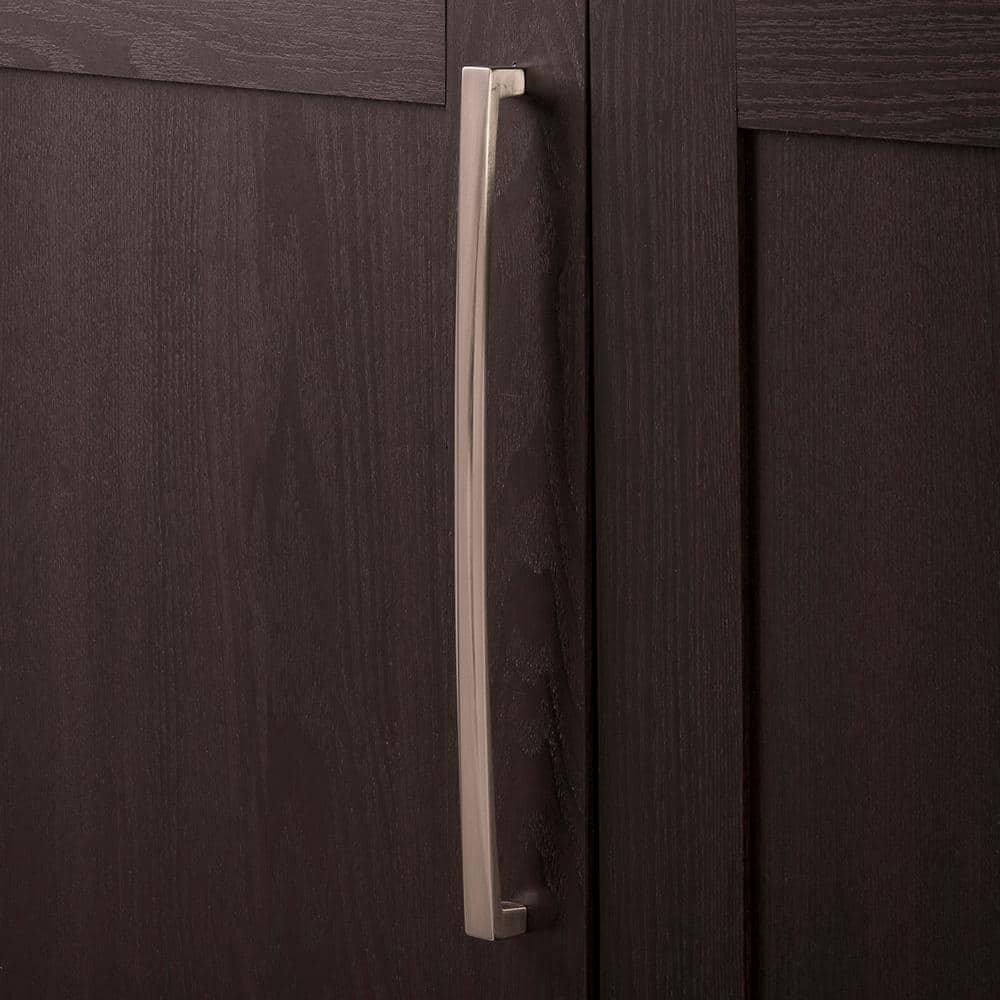 Satin Nickel 12-inch Modern Cabinet Handle with Mounting Hardware
