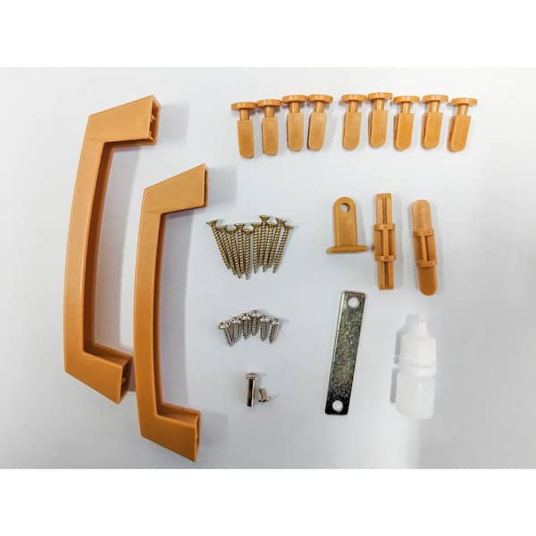 Everbilt Accordion Door Jupiter American Timber 36 in. x 80 in