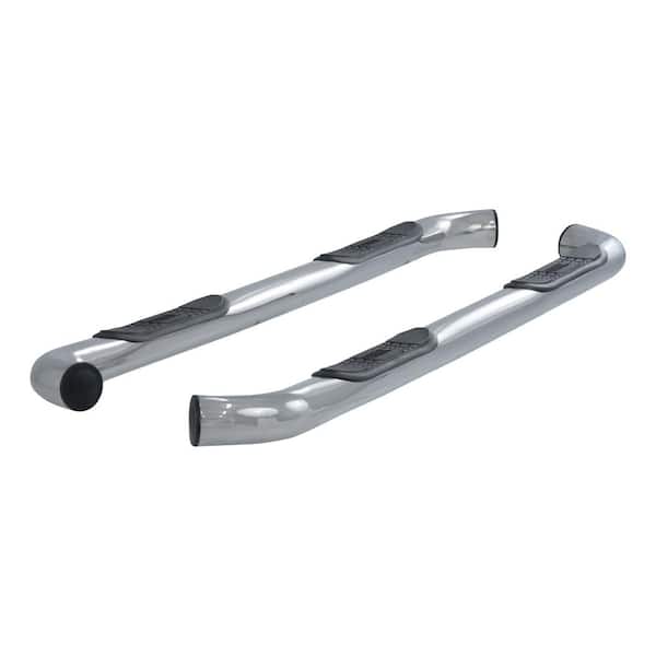 Aries 3-Inch Round Polished Stainless Steel Nerf Bars, No-Drill, Select Honda Ridgeline