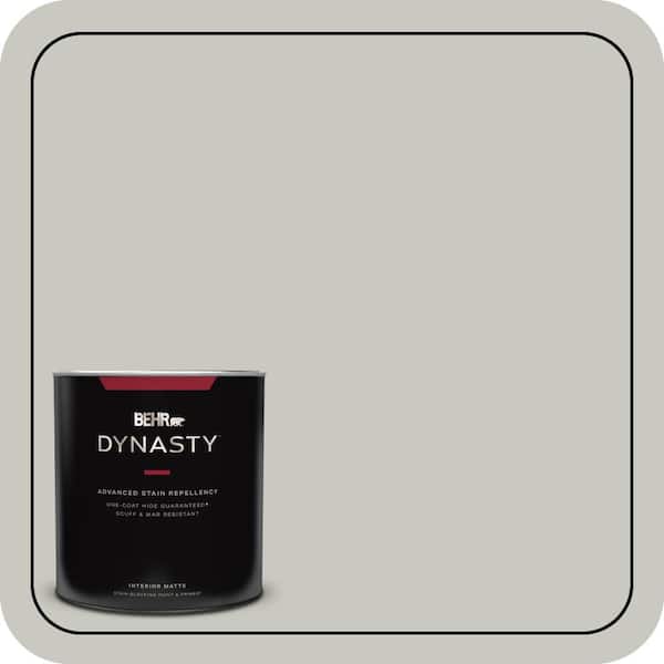 BEHR DYNASTY 1 qt. #PPU24-12 Whitewash Oak Matte Interior Stain-Blocking Paint & Primer
