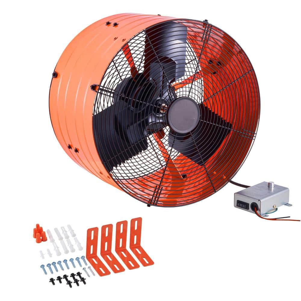 3000 CFM Attic Exhaust Fan for Bathroom Exhaust 16 In Gable Mount