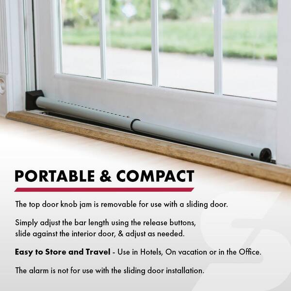 Sabre Gray Plastic Door Security Bar