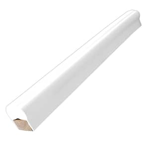 6 ft. White Piling Post Bumper with 2 in. x 4 in. Mount