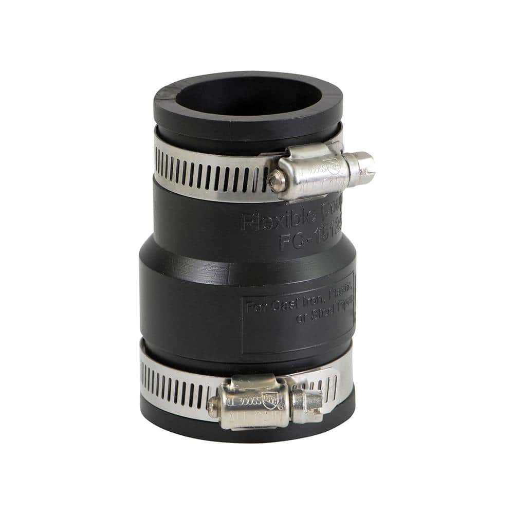 1-1/2 in. x 1-1/4 in. PVC Flexible Reducing Coupling with Stainless Steel Clamps price history on PriceWatchPro
