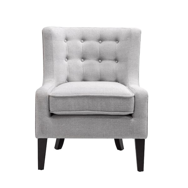 armless gray chair