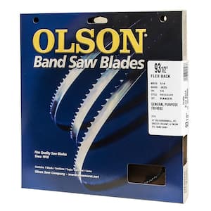 93-1/2 in. L x 1/4 in. with 14 TPI High Carbon Steel with Hardened Edges Band Saw Blade