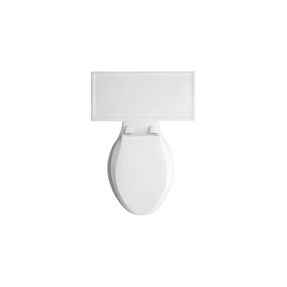 White High Efficiency Elongated Free Standing Toilet