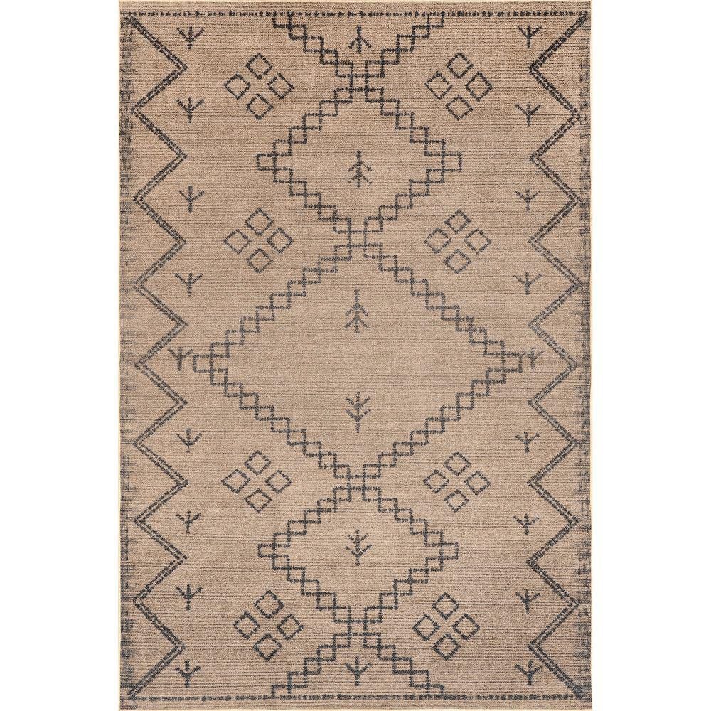 RUGS USA Lauren Liess Erica Easy Jute Machine Washable Natural 9 ft. x ...