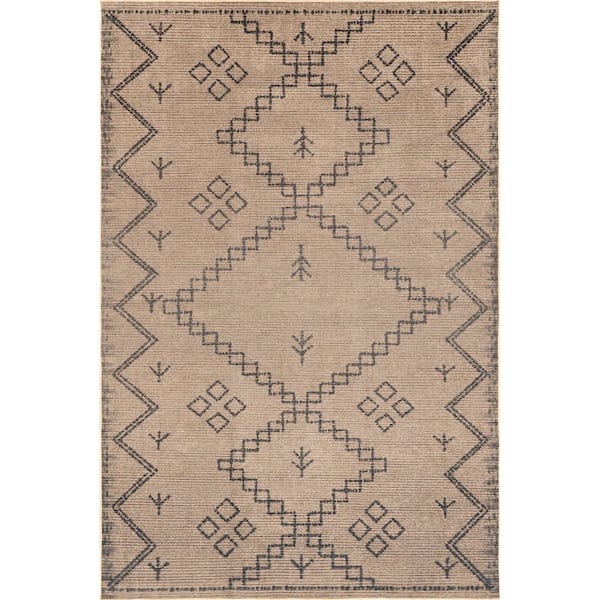 RUGS USA Erica Easy Jute Machine Washable Natural 9 ft. x 12 ft. Area Rug