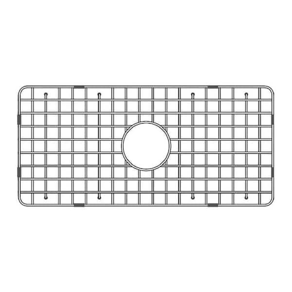 LaToscana 27.62 in. Fireclay Grid for Undermount Single Bowl Sink in Stainless Steel