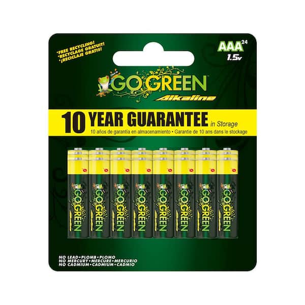 GoGreen Power AAA Alkaline Battery (24 per Pack)