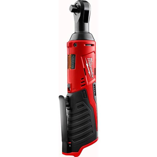 Milwaukee M12 FUEL 12V Lithium-Ion 1/4 in. Cordless Straight Die Grinder Kit  w/M12 3/8 in. Ratchet 2486-22-2457-20 The Home Depot