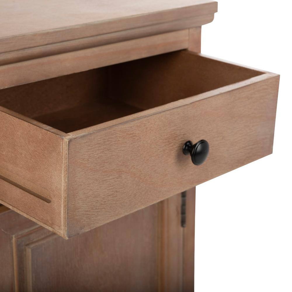 Transitional Gray 16'' Freestanding Office Storage Cabinet