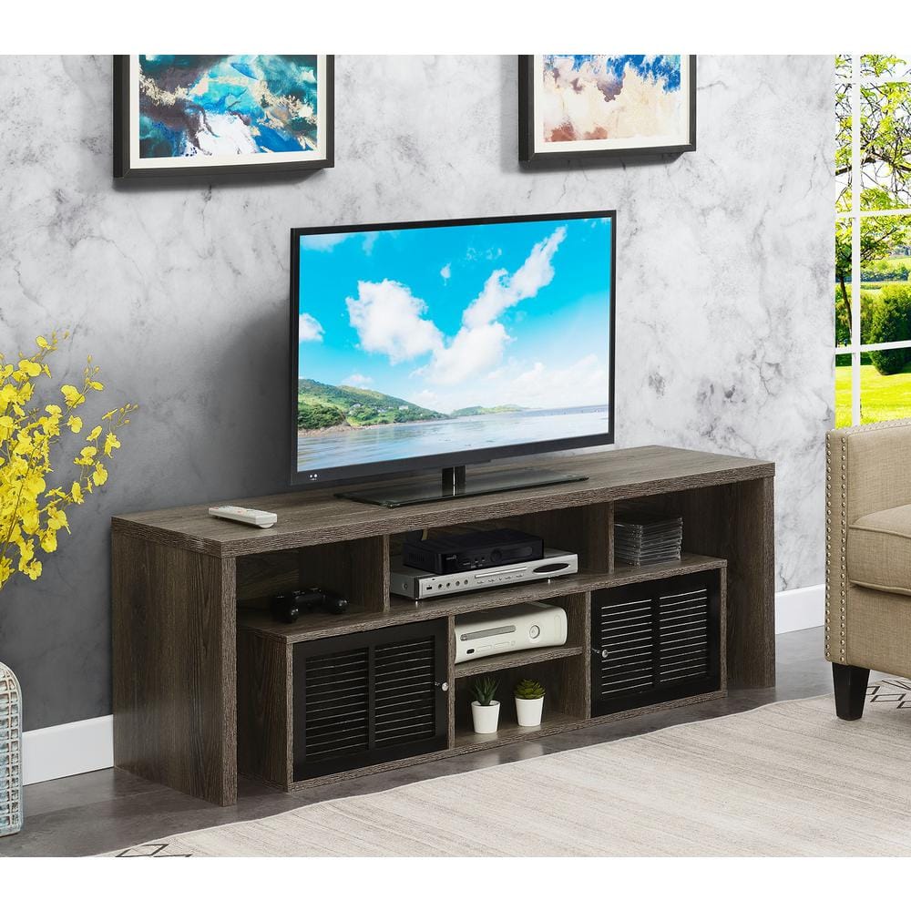 Lexington Multicolor 60" TV Stand with Cabinet Storage and Cable Management