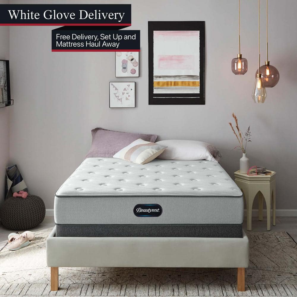 Beautyrest BR800 Full 12 Medium Innerspring 12 in. Mattress Set with 9
