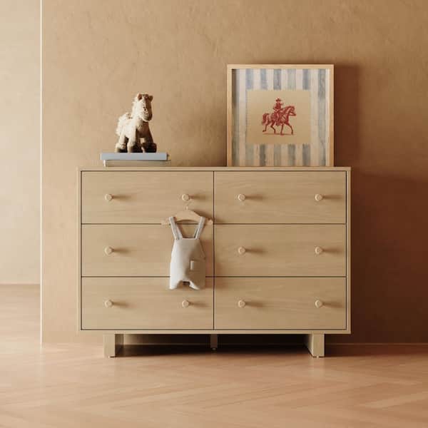 Texas Driftwood 6-Drawer 47.75 in. Wide Dresser