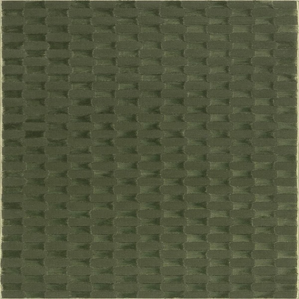 nuLOOM Alaiya Checkered Machine Washable Green 3 ft. x 8 ft. Modern Runner Rug
