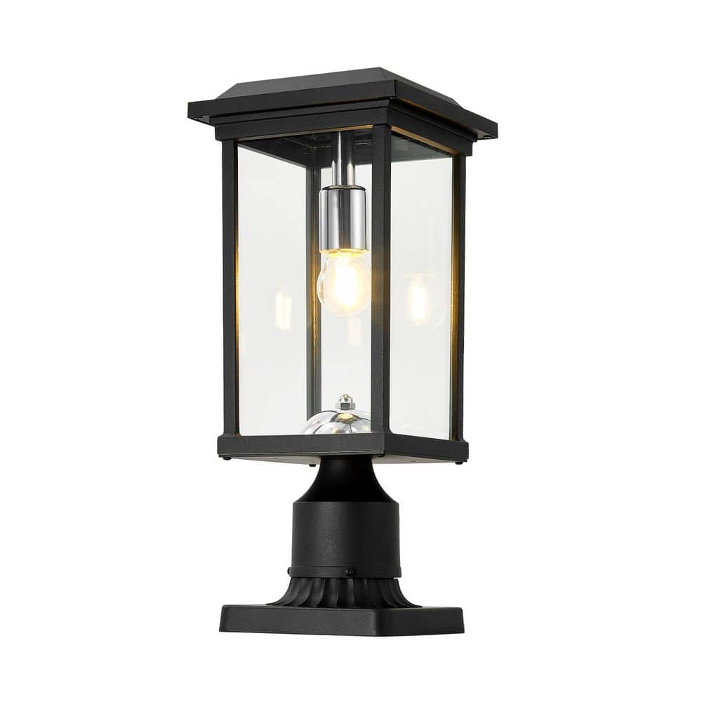 Dusk to Dawn 1 Aluminum Hardwired Outdoor Weather-Resistant Waterproof Post Light with LED, For Yard, Garden, Patio price history on PriceWatchPro