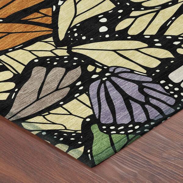 Chantille Machine Washable Indoor/Outdoor Abstract ACN2846 Wheat 2 ft. x 3 ft. Accent Rug
