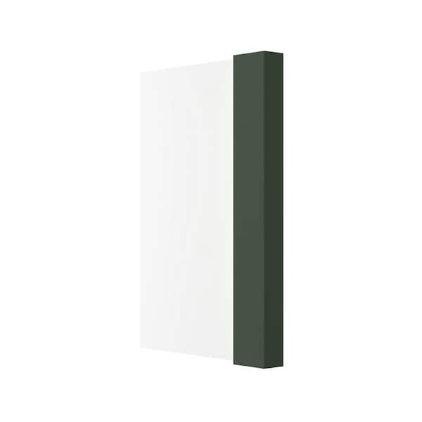 Hampton Bay Designer Series Melvern 3 in. W x 24.5 in. D x 34.5 in. H Dishwasher End Panel in Forest