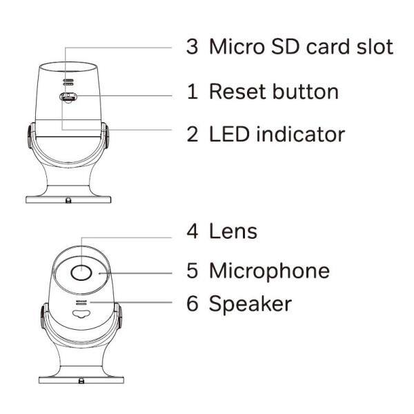 Laxihub 1080P Wired Outdoor Security Camera, Compatible with Alexa, IP65 Waterproof, Night Vision, APP Remote Access