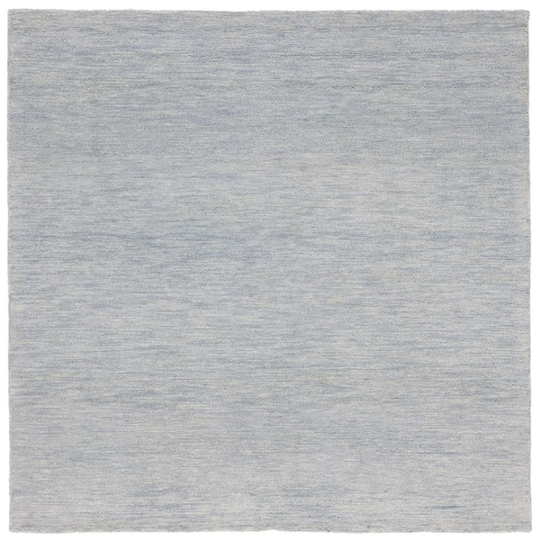 SAFAVIEH Metro Light Grey 6 ft. x 6 ft. Solid Color Gradient Square Area Rug