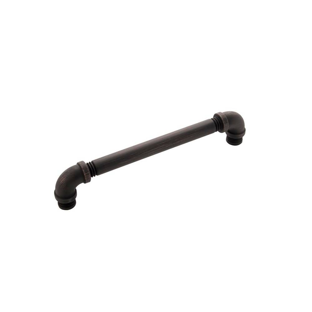 Pipeline Collection Pull 6-5/16 in. (160 mm) Center to Center Vintage Bronze Bar Cabinet Pull (5 Pack) price history on PriceWatchPro
